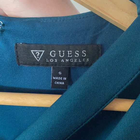 Guess Scuba Dress in Emerald green - Picture 5 of 5